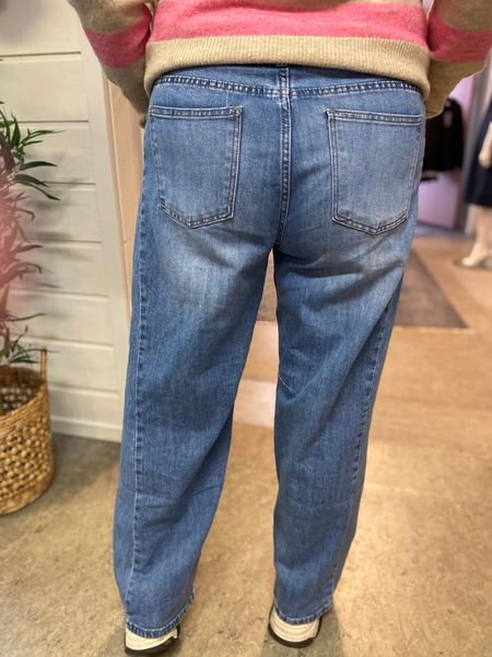 Hovedbilde Barrel Jeans, denimblå