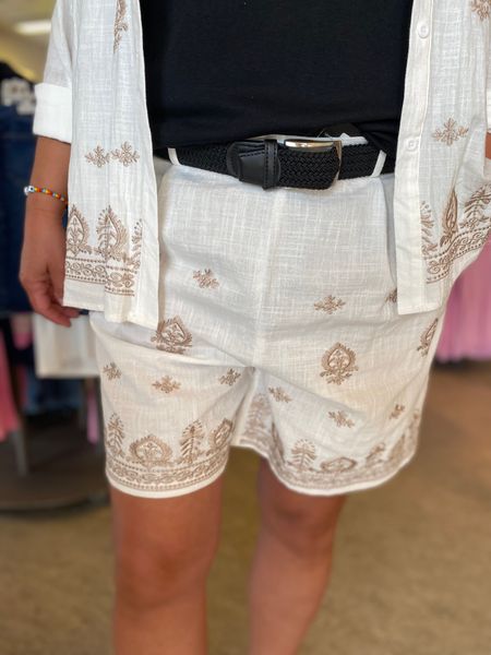 Hovedbilde Ylva Shorts, hvit/beige