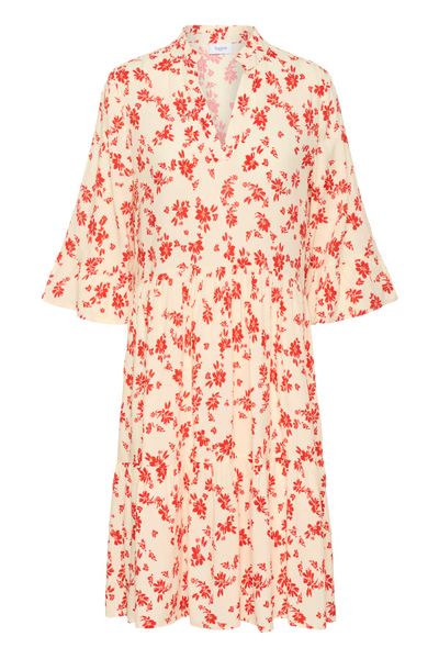 Hovedbilde Eda SZ kjole, beige/rød