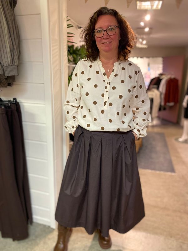 Jansine skjørt, Chocolate Plum