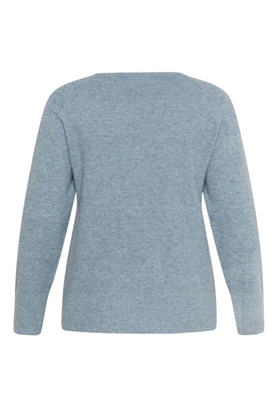 KCniela V-neck Pullover, Windward Blue Melange