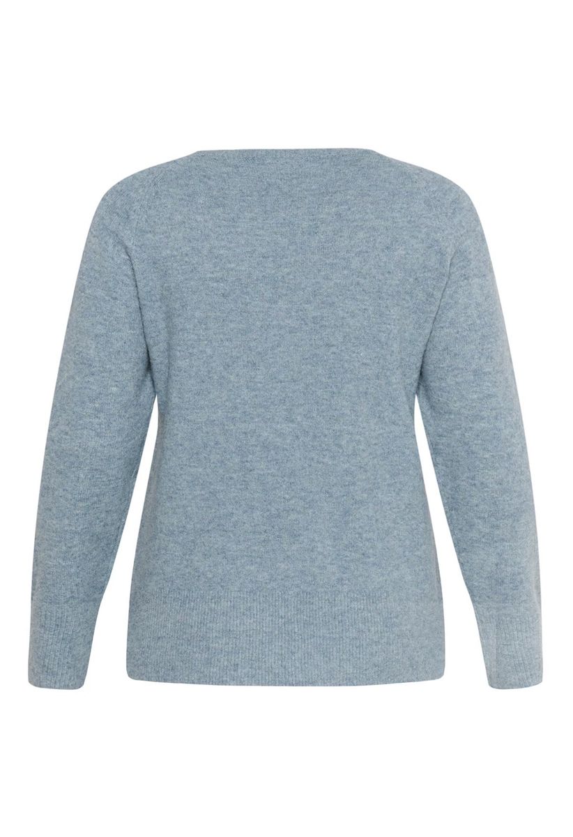 KCniela V-neck Pullover, Windward Blue Melange