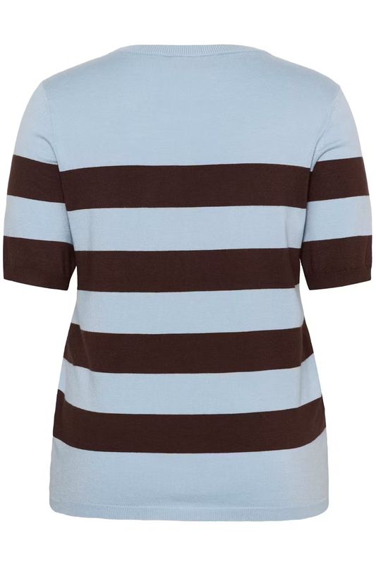 KC Lizzy Pullover, Blue fog/brown