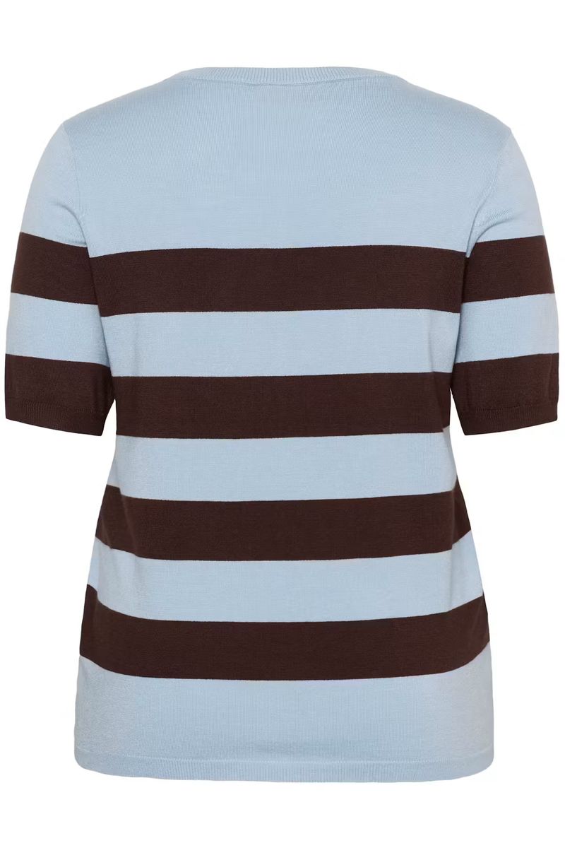 KC Lizzy Pullover, Blue fog/brown