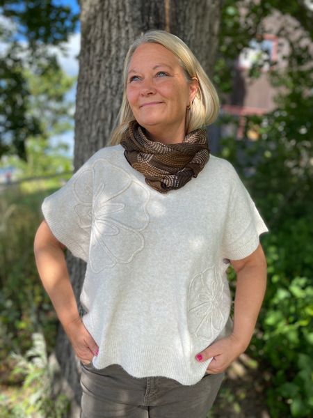Hovedbilde BY omea vest/slipover - bjørk melert