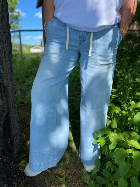 Hovedbilde Wide leg Jeans, lys vask