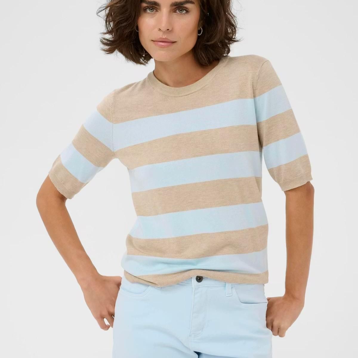 KA Lizza Pullover, Feather/ light blue