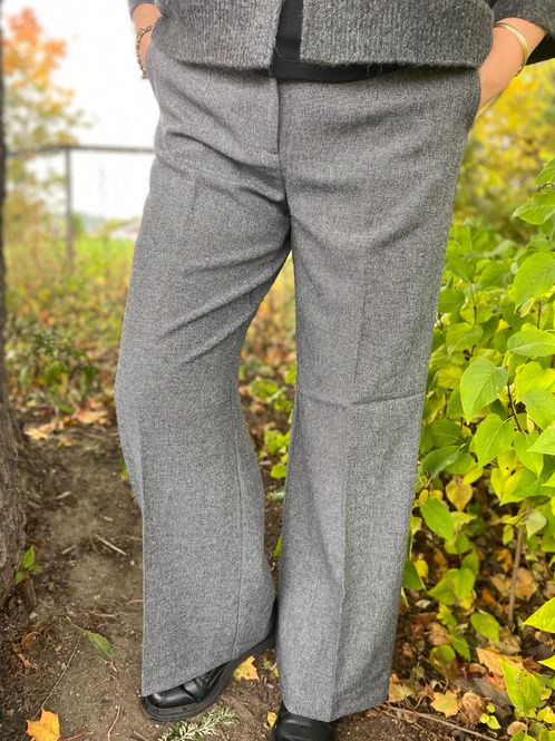 Hovedbilde BYetona Suit Pants, Grey Melange