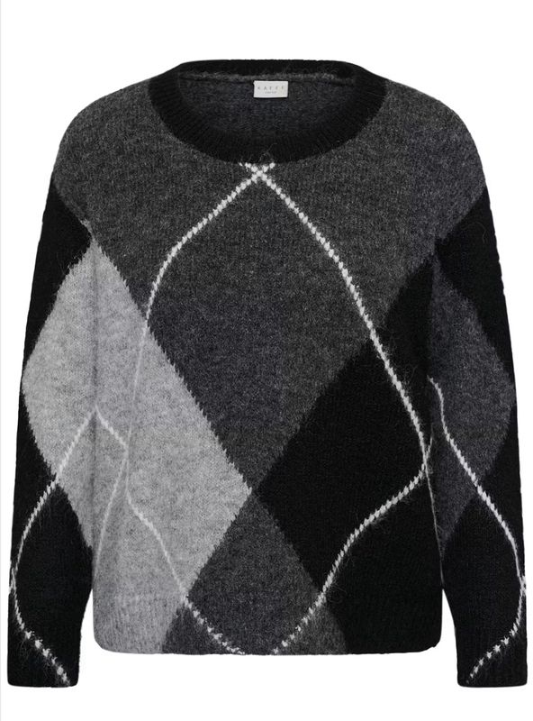 KCkit Pullover grey melange/black 