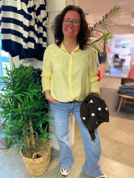 Hovedbilde Millie bluse, lys gul