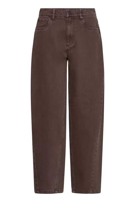 BY Kamari Barrel Jeans, Java/Chocolate brown