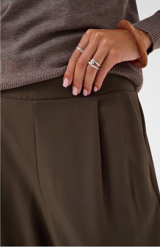 CelestSZ Wide Leg Bukser - chocolate brown