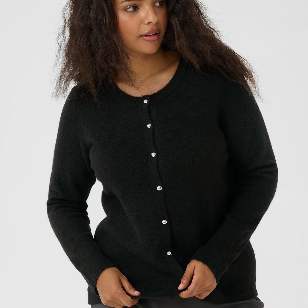 KCniela Cardigan, Black deep