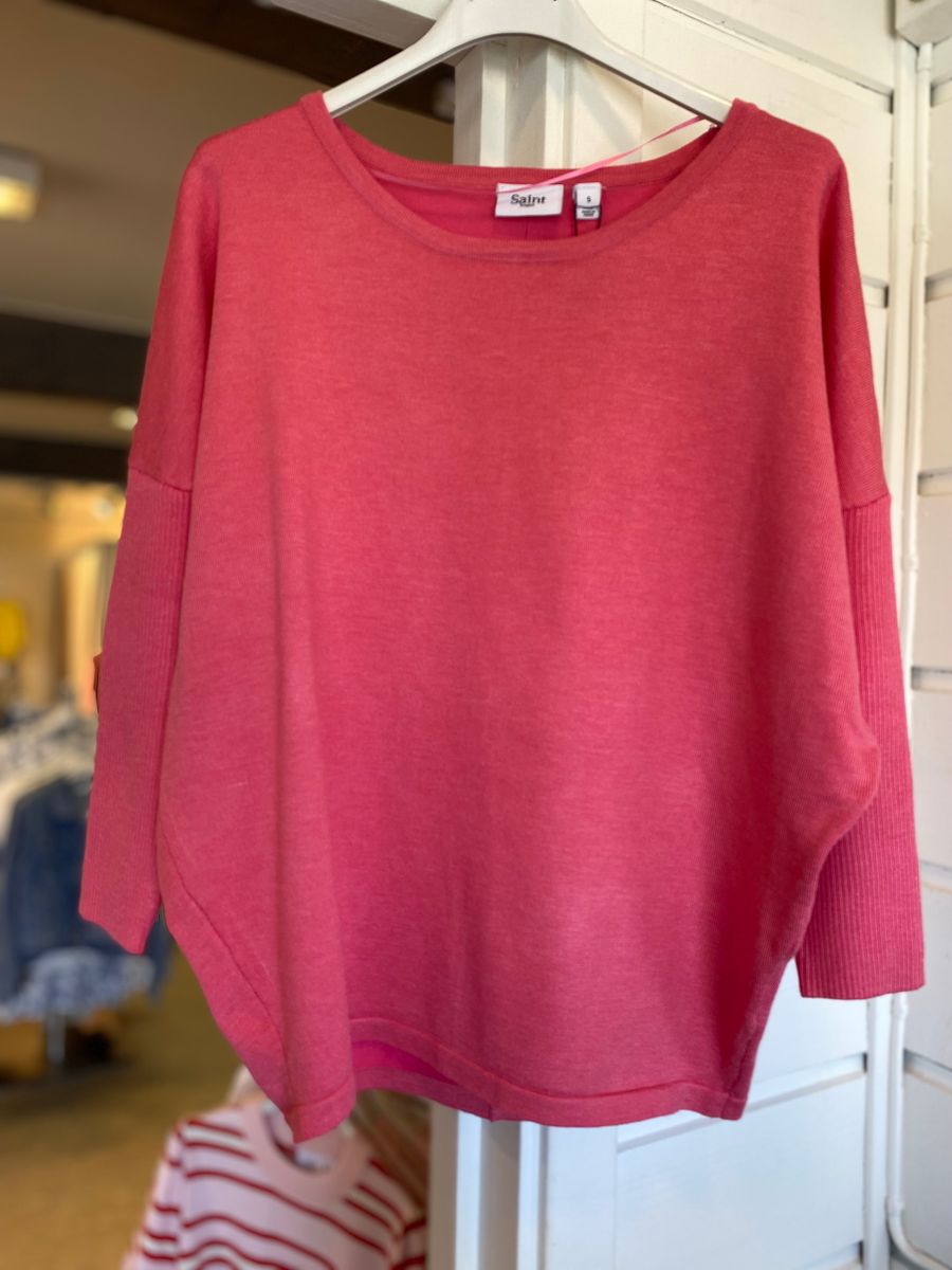 Mila SZ Pullover 3/4 erme, Fruit Dove Melange