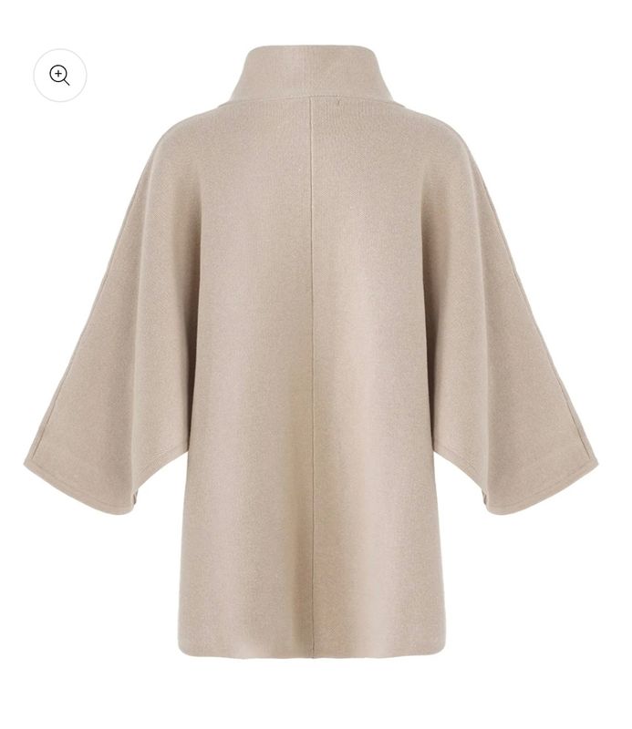 Birdie Strikk - Poncho - Peyote, beige