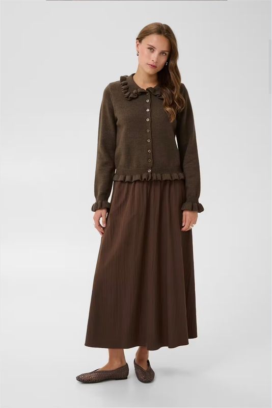 UminaSZ Cardigan - Chocolate Brown Melange
