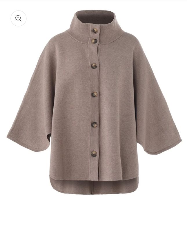 Birdie Strikk - Poncho - Rain Drum, fango